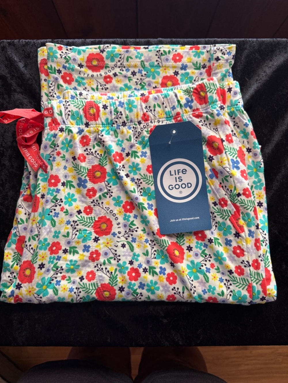 NWT Life Is Good pajama pants with pockets